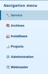 Left navigation redesign
